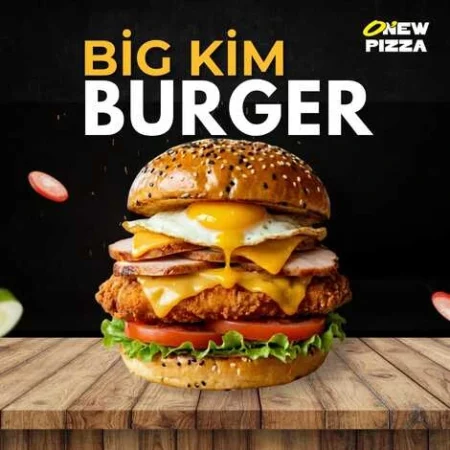 Big Kim burger sur le site de restaurant O New Pizza