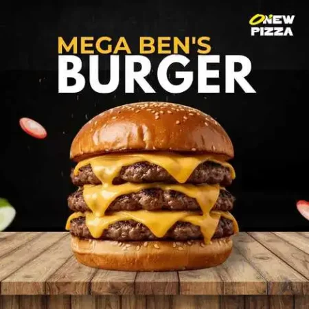 Burger Mega Ben's sur le site de restaurant O New Pizza