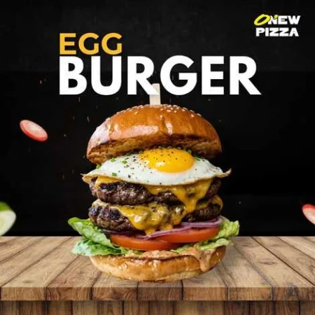 Egg burger sur le site de restaurant O New Pizza