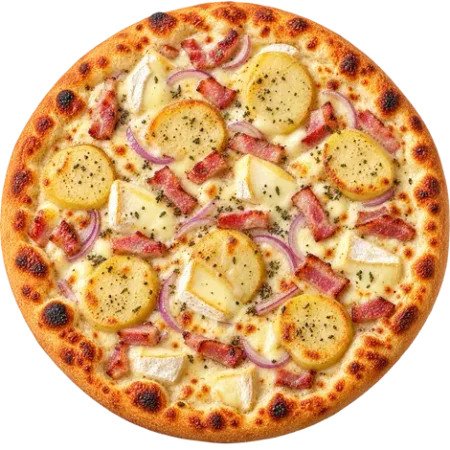 Pizza Tartiflette chez le restaurant O New Pizza à Maubeuge