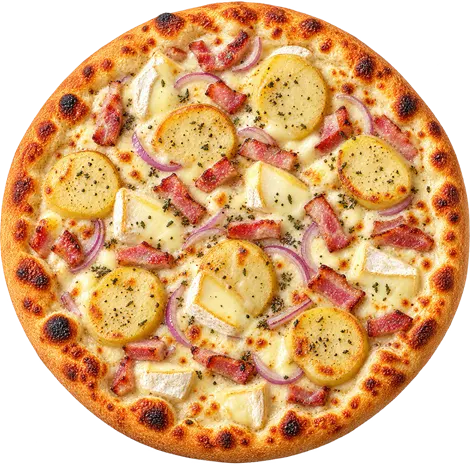 Pizza Tartiflette chez le restaurant O New Pizza à Maubeuge
