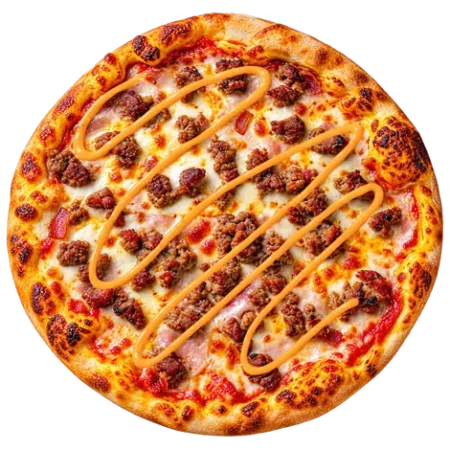 Pizza burger sur le site de restaurant O New Pizza