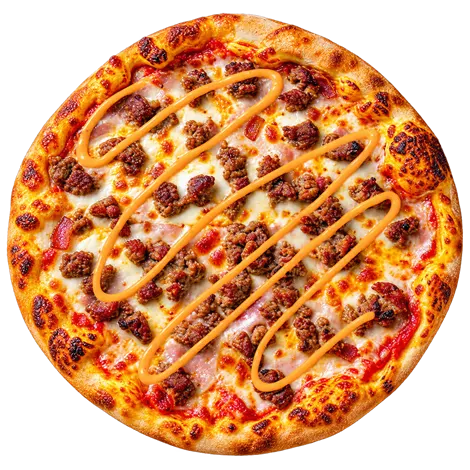 Pizza burger sur le site de restaurant O New Pizza