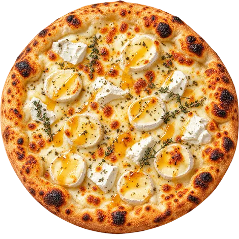pizza chèvre miel chez le restaurant O New Pizza