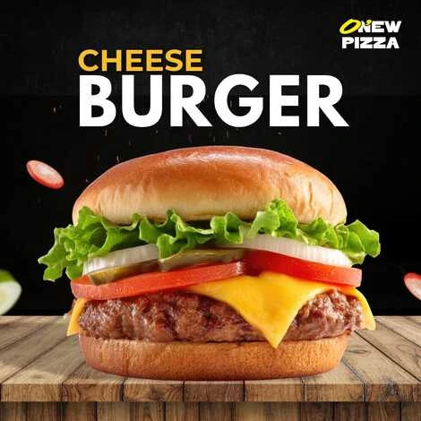 Burger cheese sur le site de restaurant O New Pizza