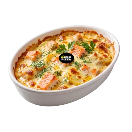 Gratin de Saumon - O New Pizza