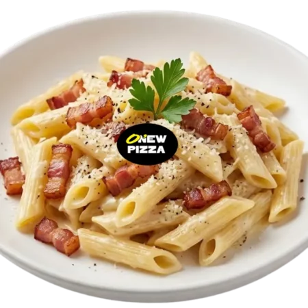 Pâtes Penne Carbonara - O New Pizza