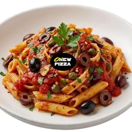 Pâtes Penne Puttanesca - O New Pizza